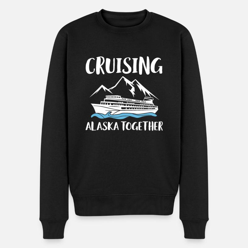 Croisière Alaska Together Shirt Gift Cruise - Pull Premium bio Homme - noir
