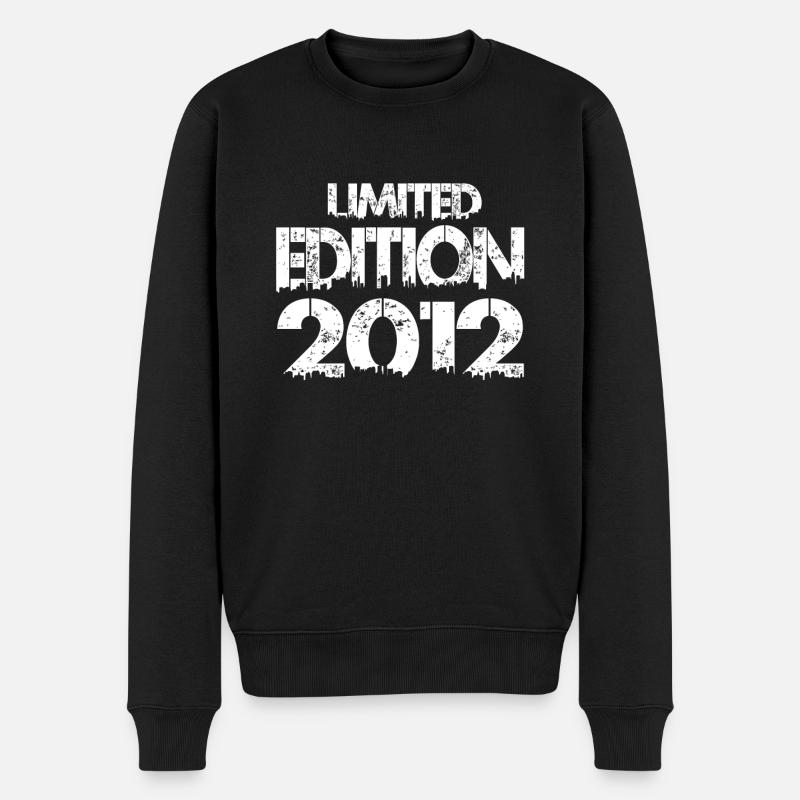 Limited Edition 2012 - Männer Premium Bio Pullover - Schwarz