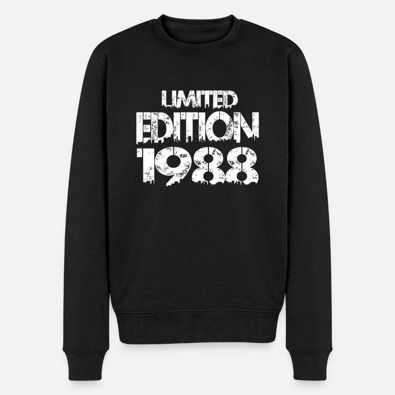 Édition limitée 1988 - Pull Premium bio Homme - noir