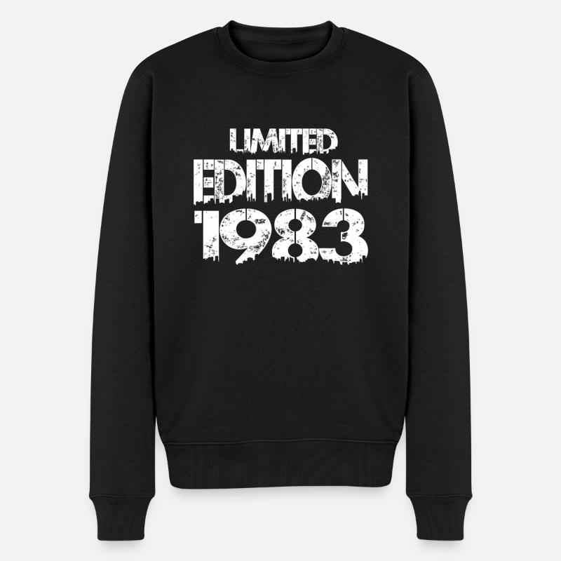 Édition limitée 1983 - Pull Premium bio Homme - noir