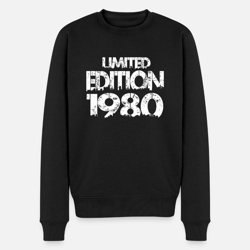Édition limitée 1980 - Pull Premium bio Homme - noir