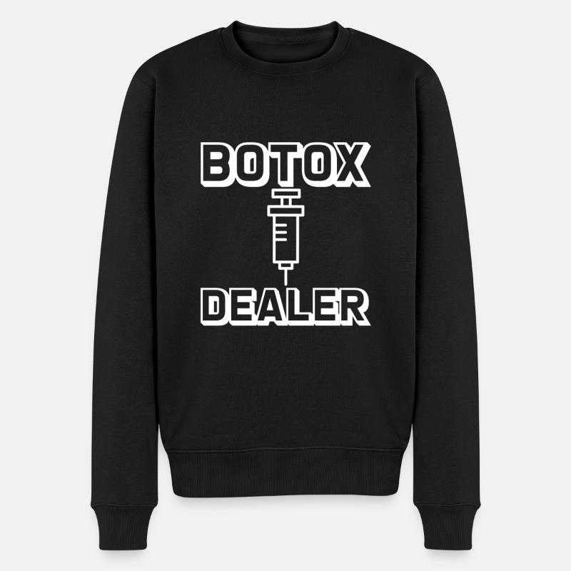 Botox Dealer 2 - Männer Premium Bio Pullover - Schwarz
