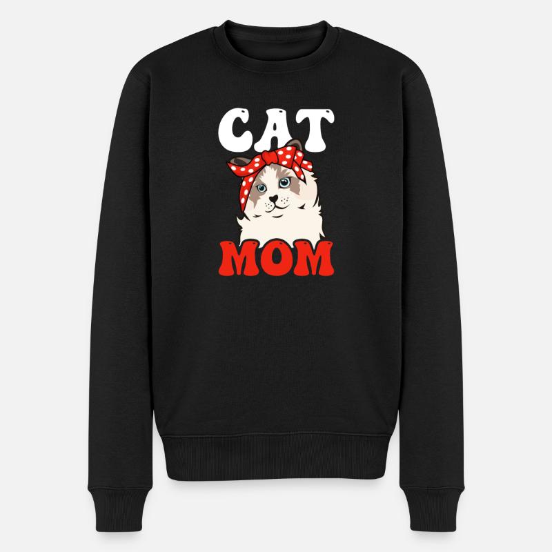 Ragdoll Chat Bandana Chat Maman - Pull Premium bio Homme - noir