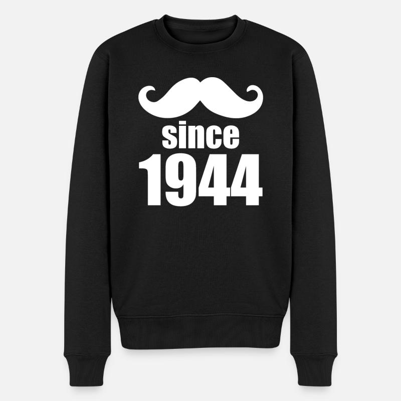 1944 Gentleman - Männer Premium Bio Pullover - Schwarz