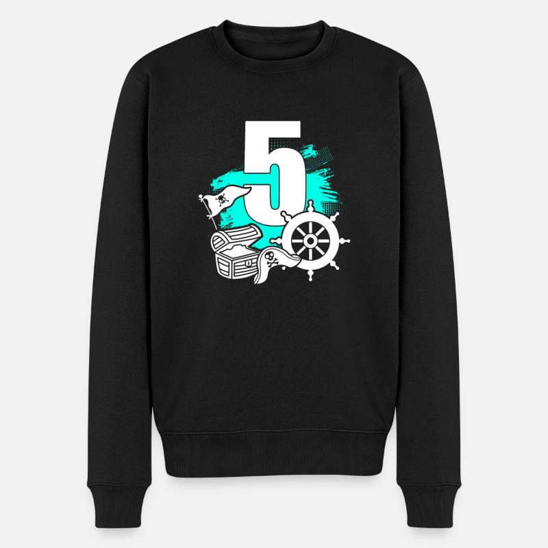 Pirate 5 ans - Pull Premium bio Homme - noir