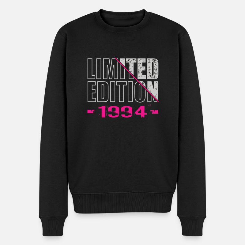 Limited Edition 1994 - Männer Premium Bio Pullover - Schwarz