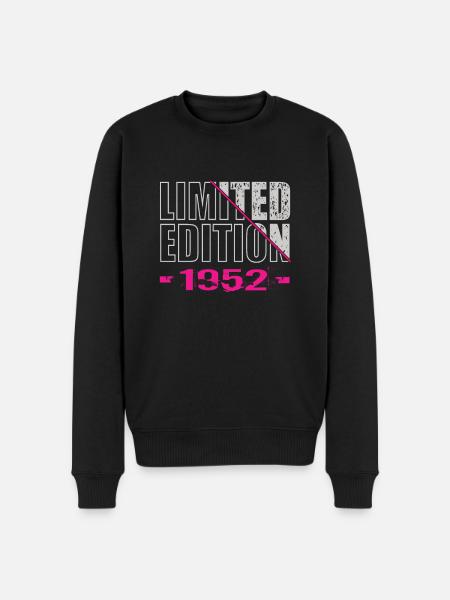 Limited Edition 1952 - Männer Premium Bio Pullover - Schwarz