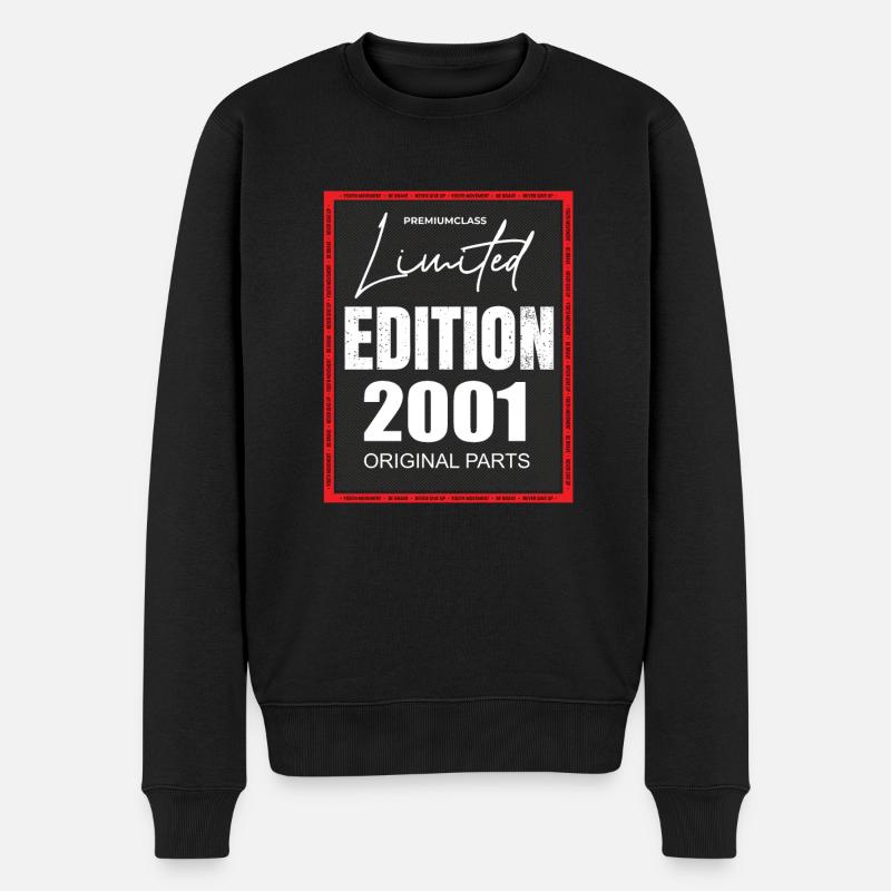 Édition limitée 2001 - Pull Premium bio Homme - noir