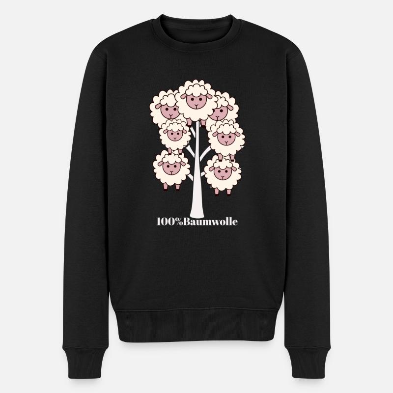 Tshirt Coton - Pull Premium bio Homme - noir