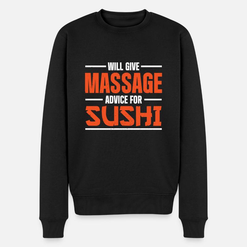 Massage Therapist - Männer Premium Bio Pullover - Schwarz