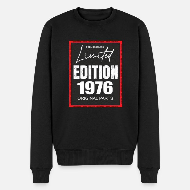 Édition limitée 1976 - Pull Premium bio Homme - noir