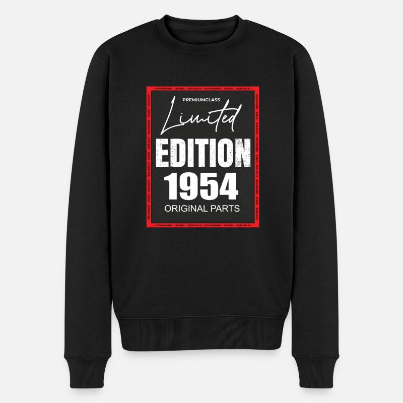 Édition limitée 1954 - Pull Premium bio Homme - noir