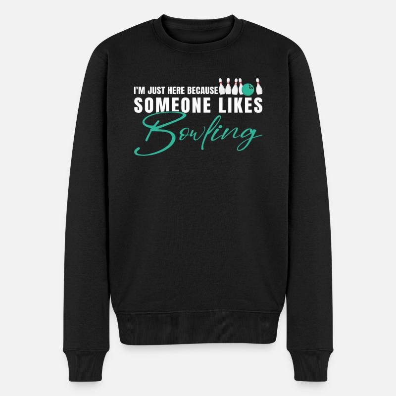 Bowling Bowls Cadeau - Pull Premium bio Homme - noir