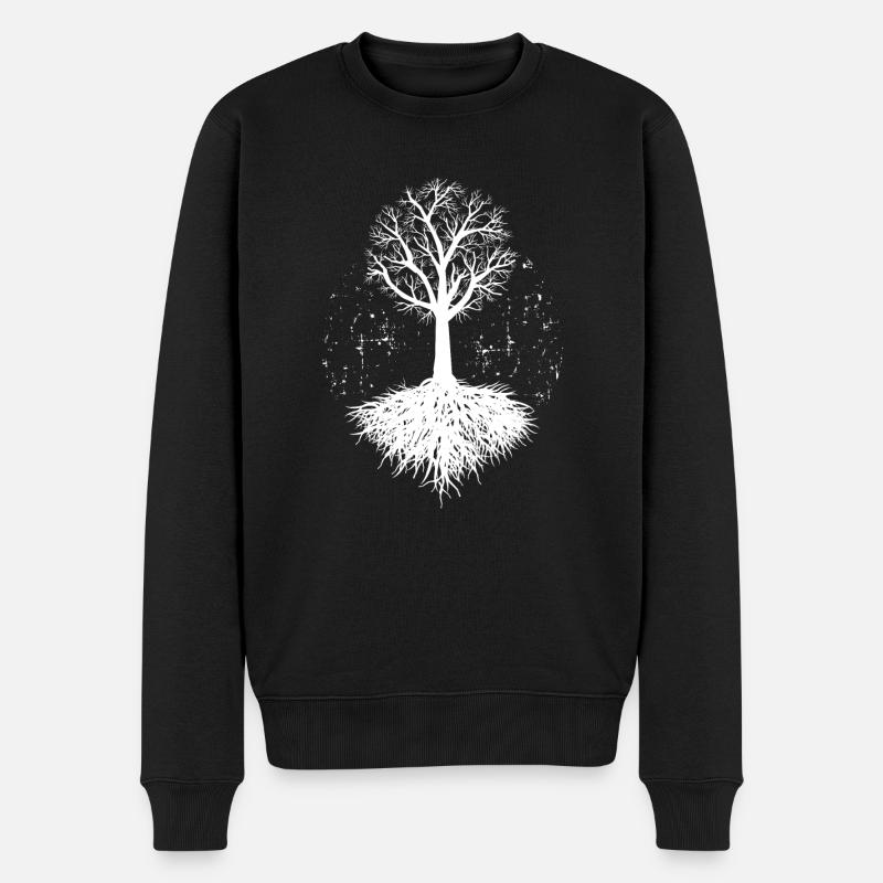 Arbre - Pull Premium bio Homme - noir