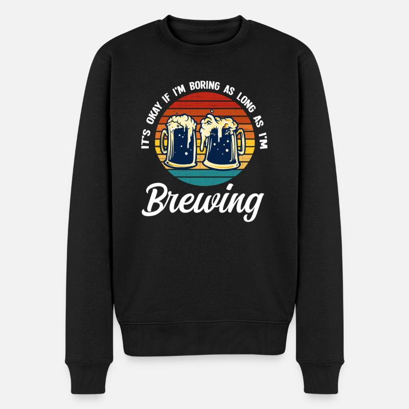 Brasserie Beer Cadeau - Pull Premium bio Homme - noir