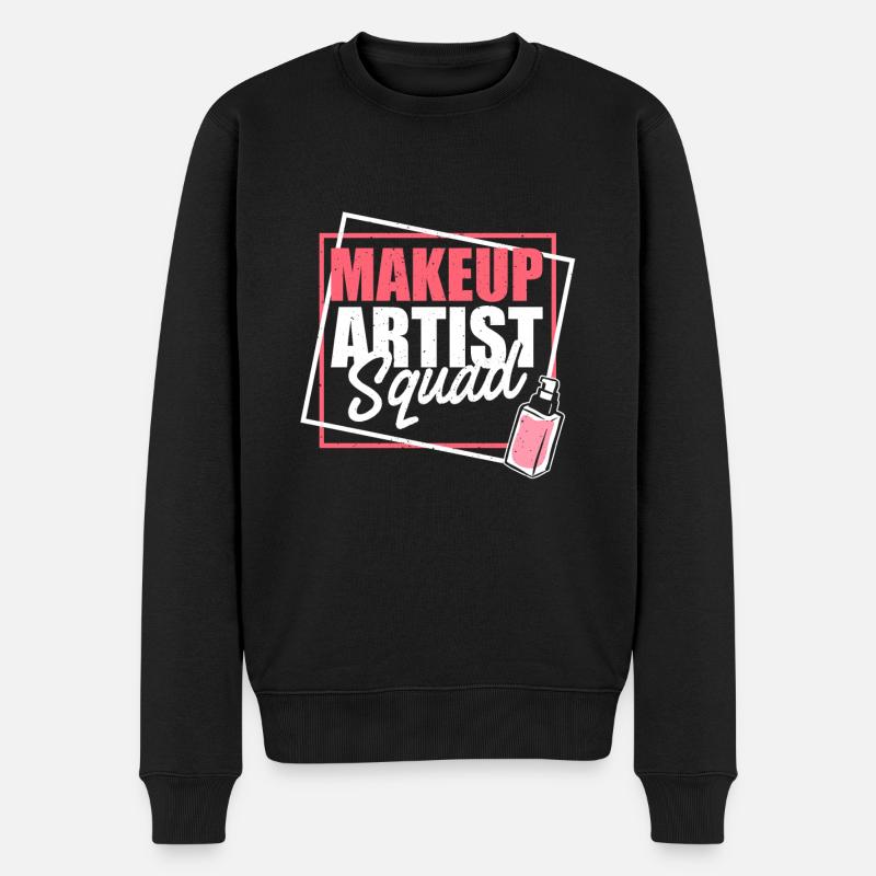 Escouade de maquilleurs - Pull Premium bio Homme - noir