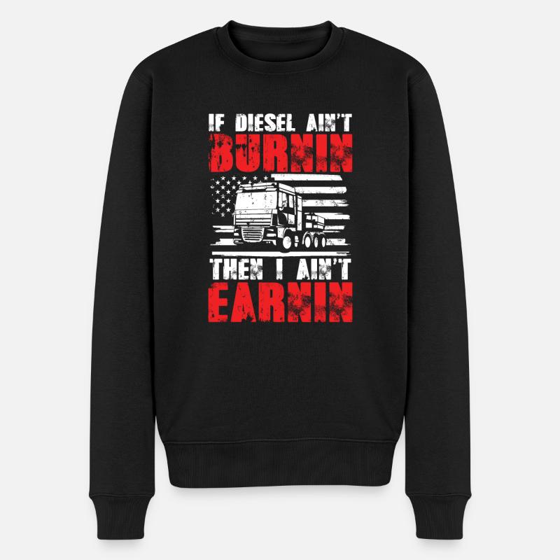 Je ne gagne pas - Pull Premium bio Homme - noir