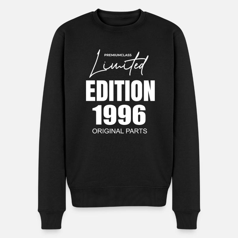 Limited Edition 1996 - Männer Premium Bio Pullover - Schwarz