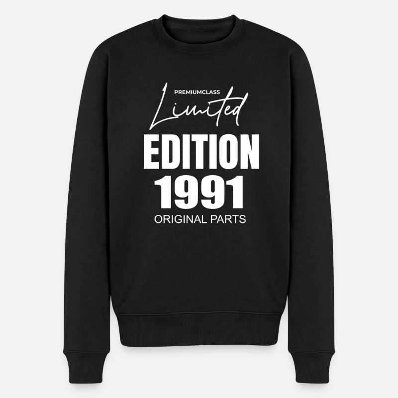 Édition limitée 1991 - Pull Premium bio Homme - noir