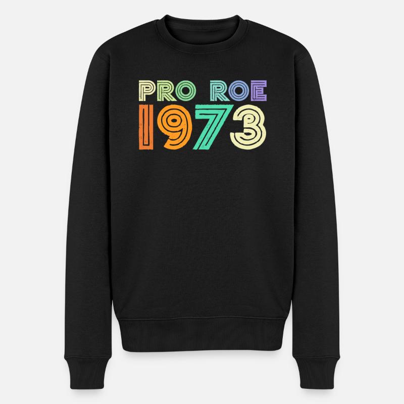 Pro Roe 1973 - Pull Premium bio Homme - noir