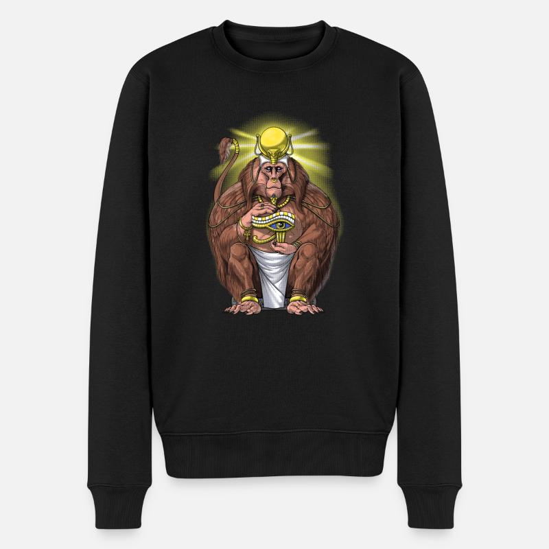 Mythologie égyptienne antique Divinité Aani - Pull Premium bio Homme - noir