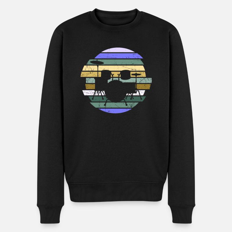 Cadeau de batteur de batterie - Pull Premium bio Homme - noir