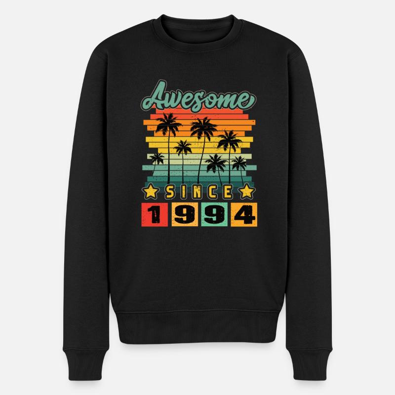 Awesome Since 1994 - Männer Premium Bio Pullover - Schwarz