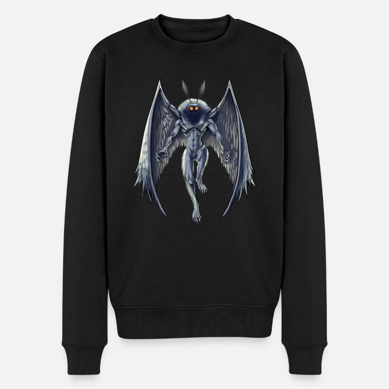 Créature cryptide Mothman - Pull Premium bio Homme - noir