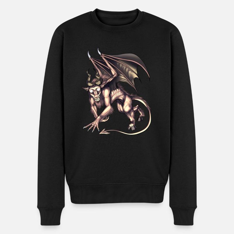 Jersey Devil Cryptid Creature - Men's Premium Organic Jumper - black