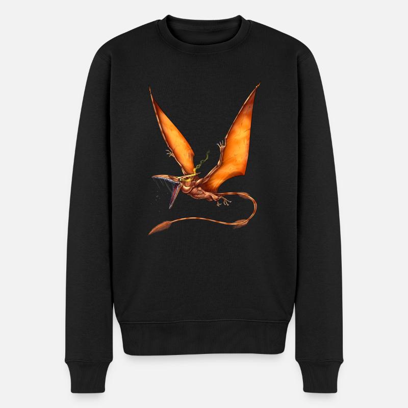 Kongamato Cryptozoologie Oiseau - Pull Premium bio Homme - noir