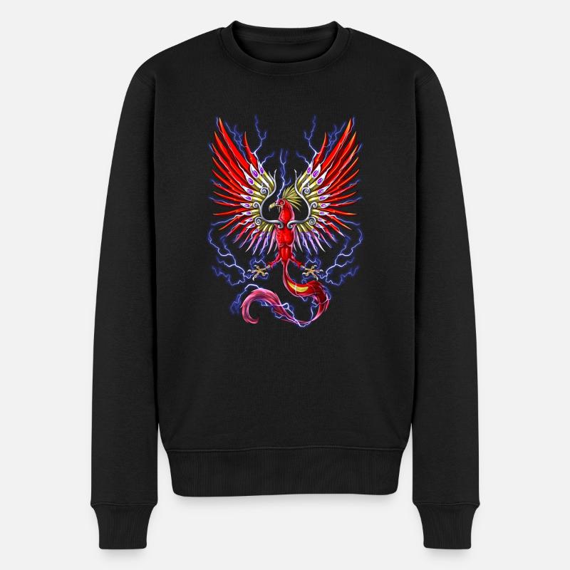 Oiseau-tonnerre mythique cryptide - Pull Premium bio Homme - noir