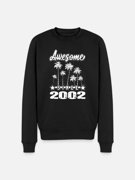 Awesome Since 2002 - Men's Premium Organic Jumper - black