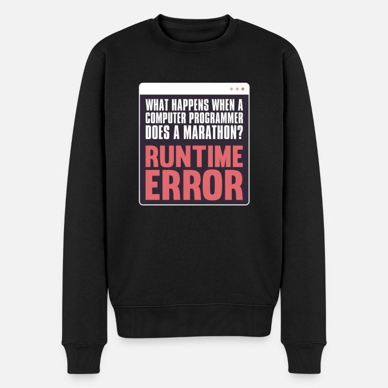 Programmer Coder Software Developer - Men's Premium Organic Jumper - black