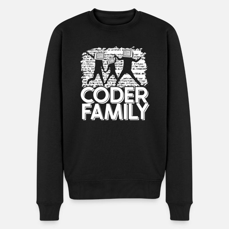 Programmer Coder Software Developer - Men's Premium Organic Jumper - black
