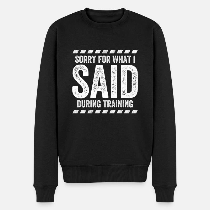 Personal Trainer - Männer Premium Bio Pullover - Schwarz