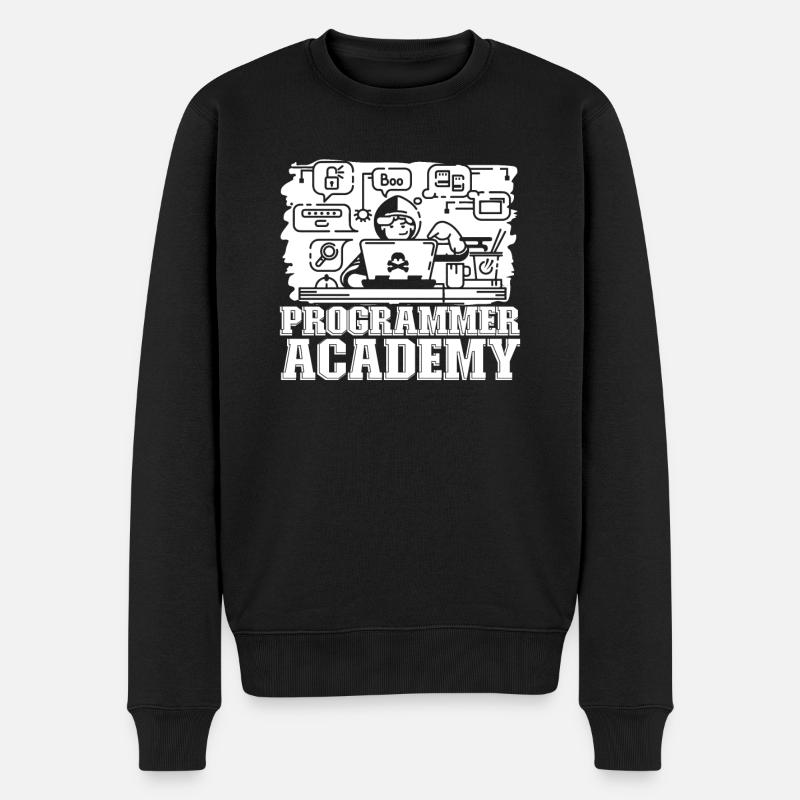 Programmer Coder Software Developer - Men's Premium Organic Jumper - black