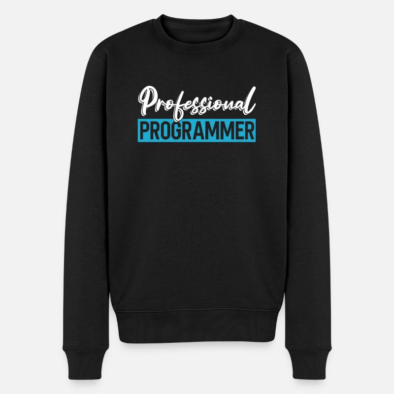 Programmer Coder Software Developer - Men's Premium Organic Jumper - black