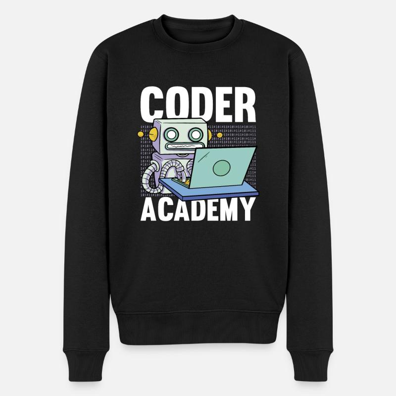 Programmer Coder Software Developer - Men's Premium Organic Jumper - black