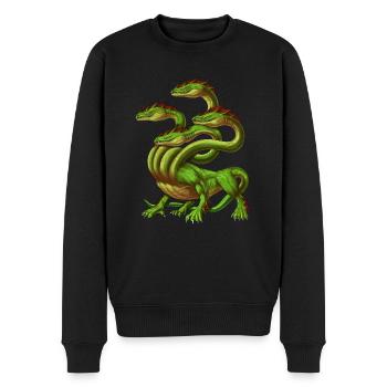 Mythologie grecque Monster Hydra - Pull Premium bio Homme - noir - Devant - Nico (187cm)