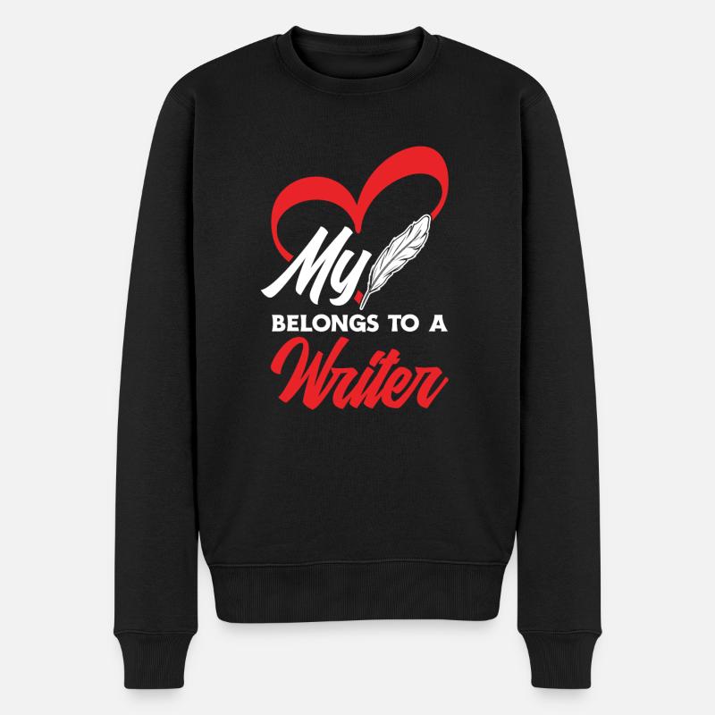 Auteur Auteur Drôle Auteur Cadeau - Pull Premium bio Homme - noir