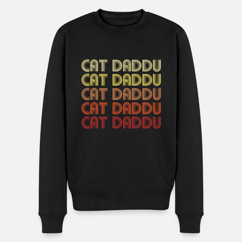 Chat Daddu - Pull Premium bio Homme - noir