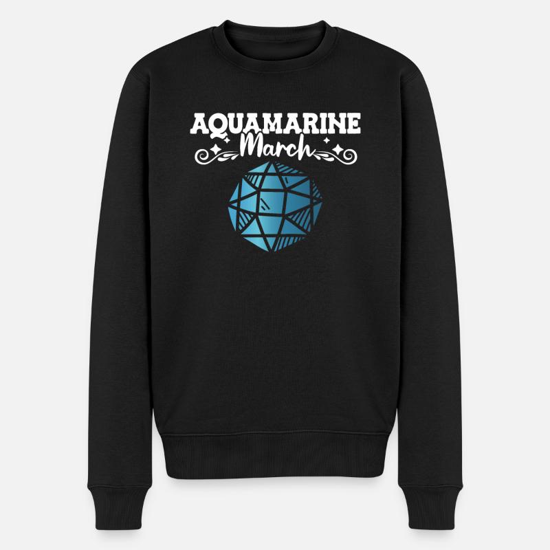 Edelsteine - Männer Premium Bio Pullover - Schwarz
