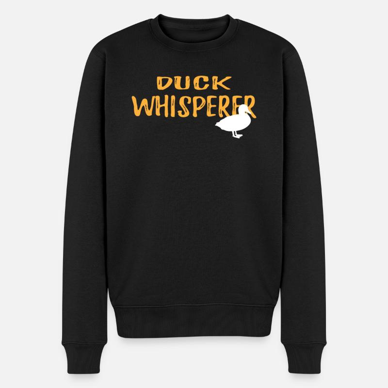 T-shirt graphique Duck Whisperer - Pull Premium bio Homme - noir