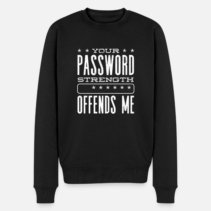 Cyber Security Professional Expert Hacker - Männer Premium Bio Pullover - Schwarz