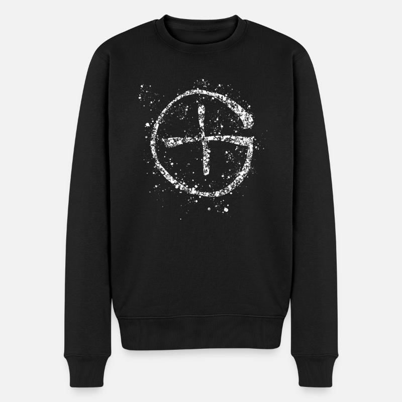 Geocacher Geocache - Männer Premium Bio Pullover - Schwarz