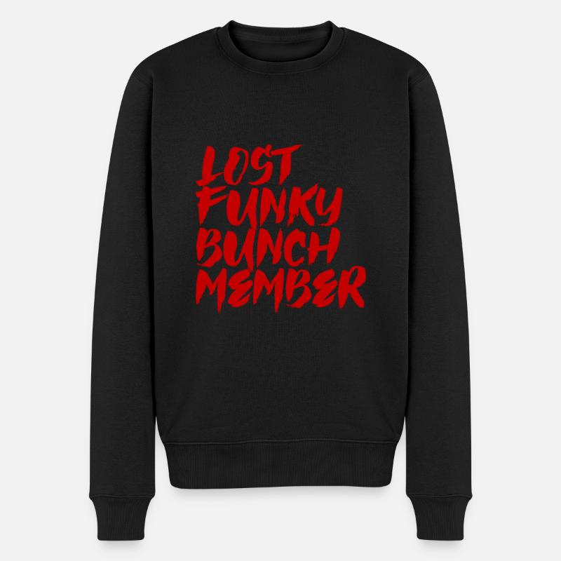 Lost Funky Bunch Membre 3 - Pull Premium bio Homme - noir