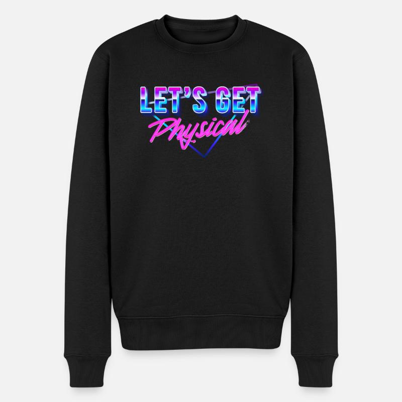 Obtenons l’esthétique Physique Vaporwave - Pull Premium bio Homme - noir