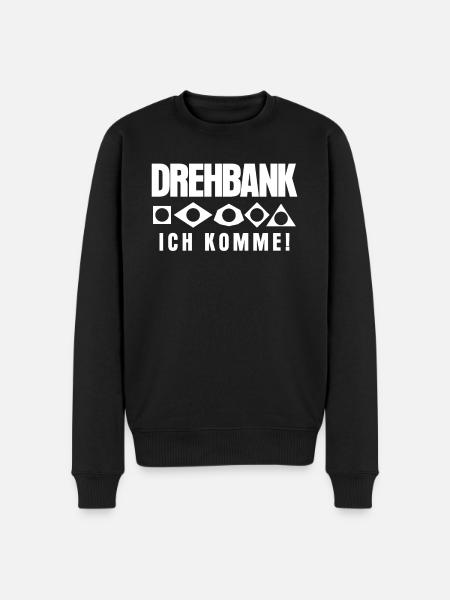 Zerspaner Zerspanungsmechaniker Dreher - Männer Premium Bio Pullover - Schwarz