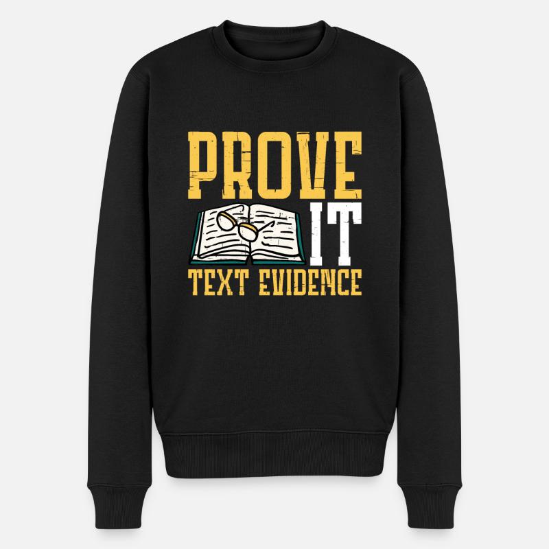 Prouvez-le, preuve textuelle 21 - Pull Premium bio Homme - noir