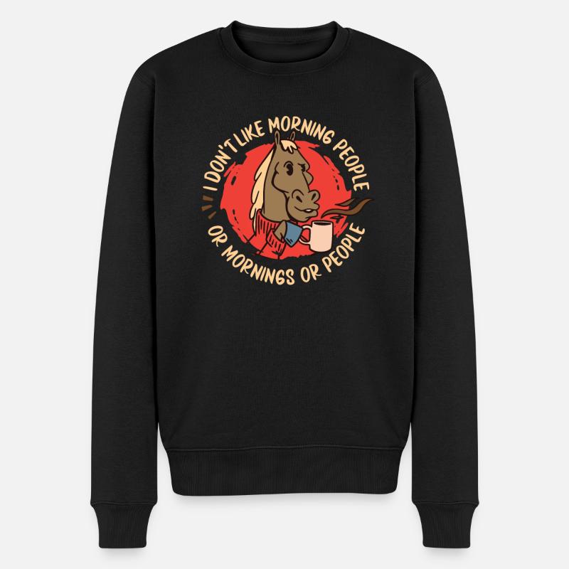 Cavalier Équitation Équitation - Pull Premium bio Homme - noir